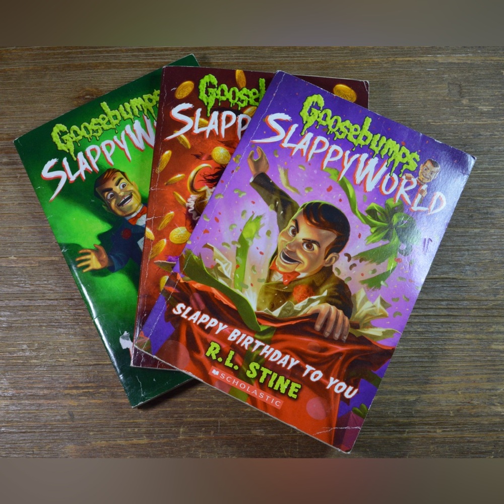 Lot of 3 R.L.Stine Goosebumps Paperback Books Mystery Suspense Halloween